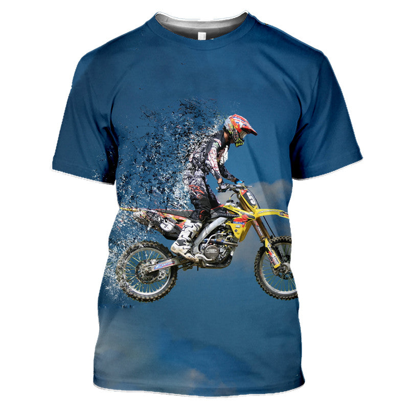3D Digital Printing Men's Short Sleeve Casual T Shirt