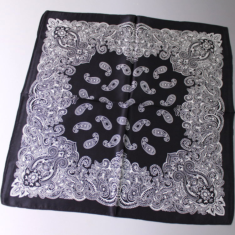 Men's Fashion Vintage  Cashew Flower Silk Scarf