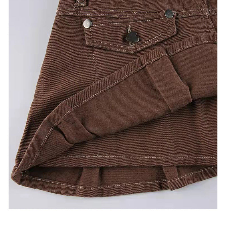 European And American Retro Style Hot Girl Culottes