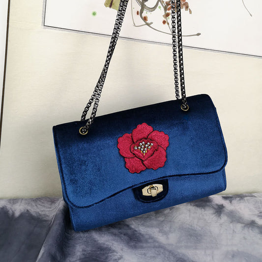 Fashion Embroidery Middle-aged Mother Bag