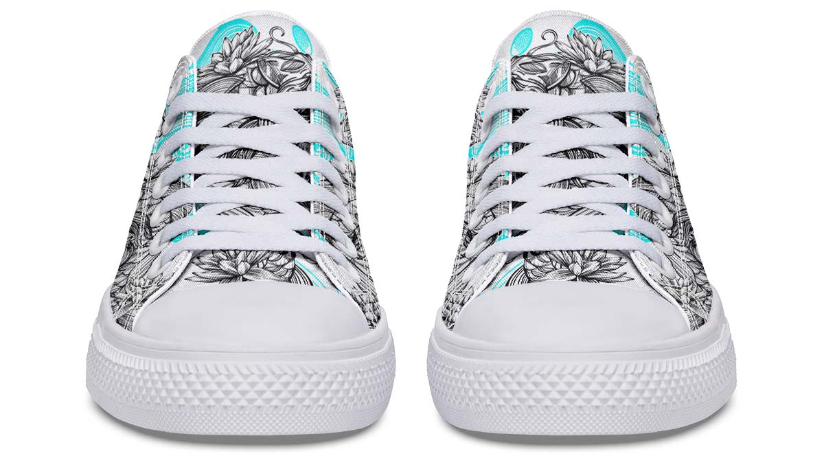 Fashion Print Couple Low-Top Canvas Shoes