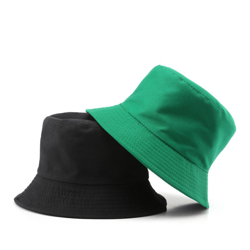 Solid Color Fisherman's Outdoor Sunscreen Shading Sun Hat Basin Hat
