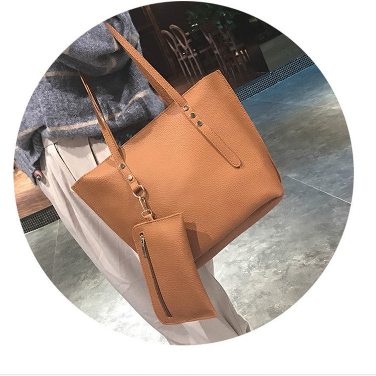Foreign trade wholesale bag four set new winter bangalor Korean Fashion Handbag Purse