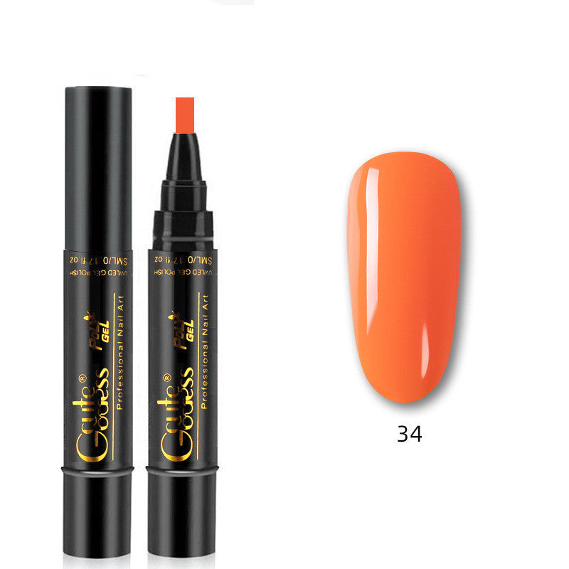 Nail Glue Pen 3 In 1   One-step Glue Phototherapy Plastic Nail Magnet Pen French Water Ripple Cat Eye Strong Magnet Pen DIY Manicure Tool Pen