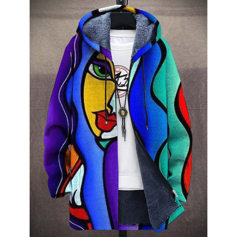 Men's New Creative 3D Digital Printing Jacket