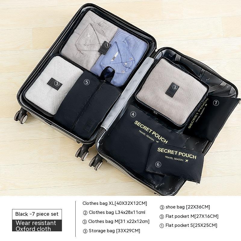 Seven-piece Storage Bag Oxford Cloth Waterproof