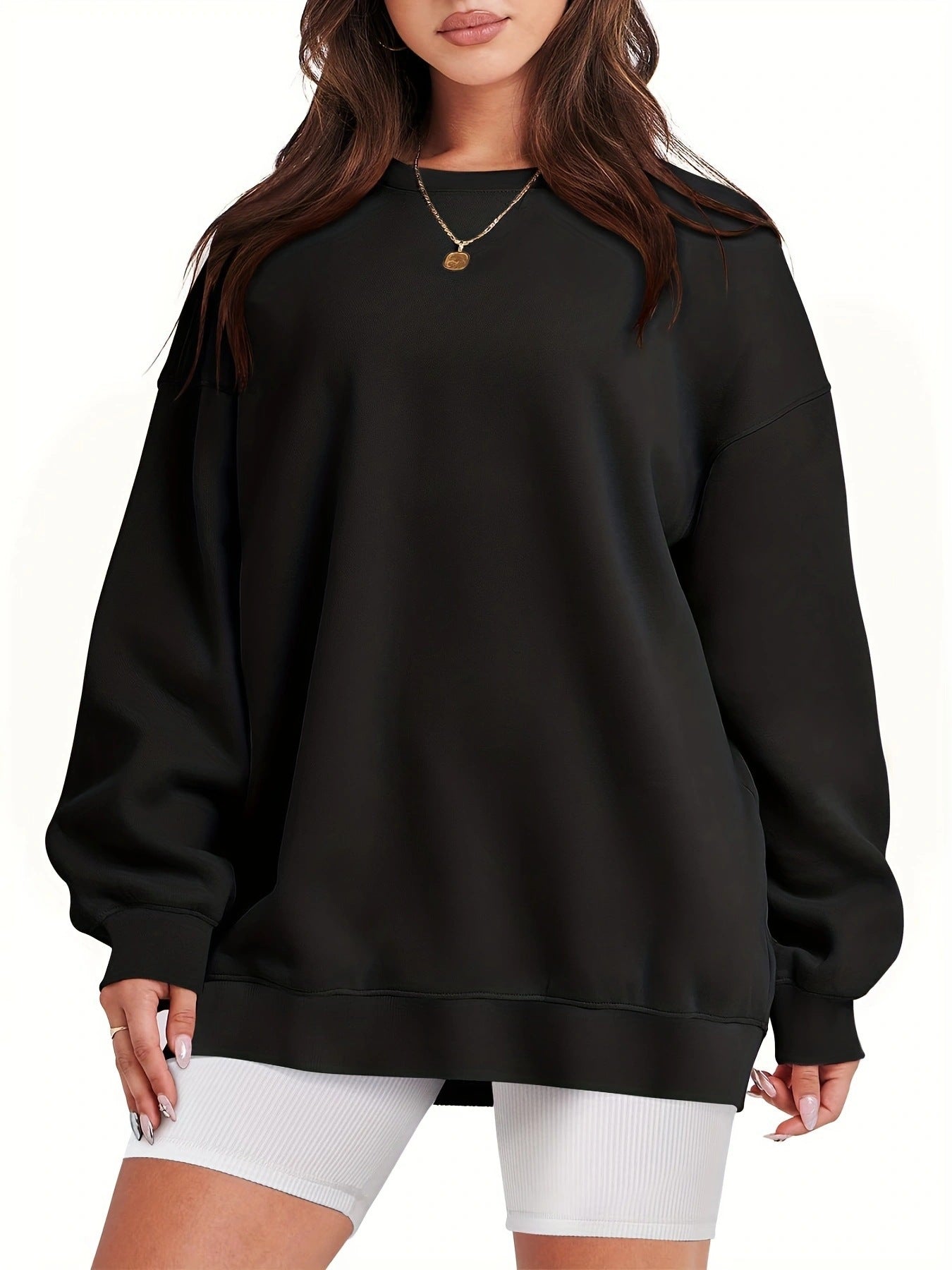 Løs sweatshirt til damer
