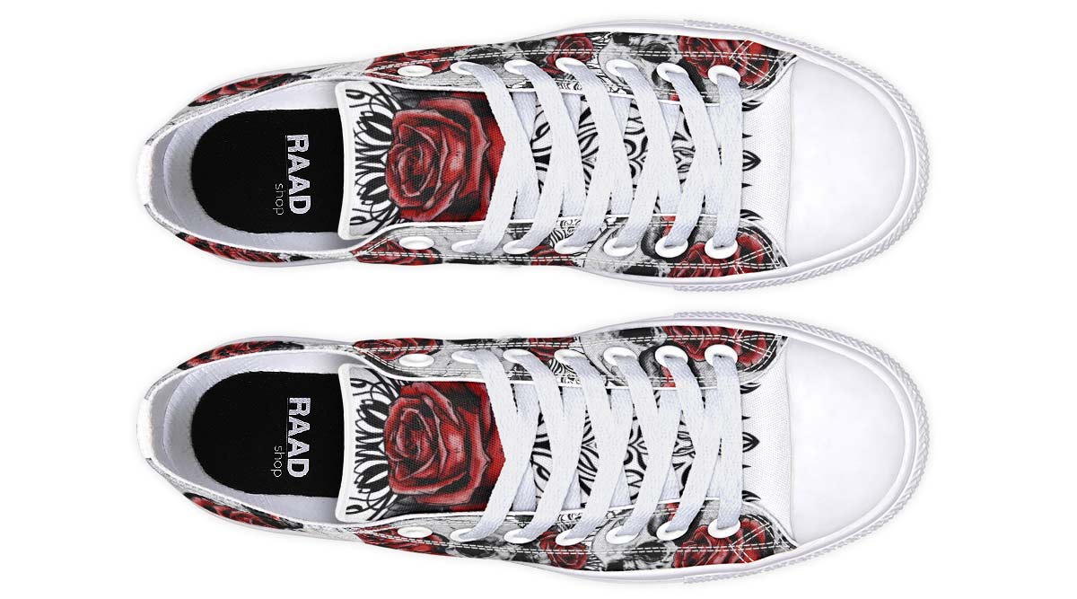 Fashion Print Couple Low-Top Canvas Shoes
