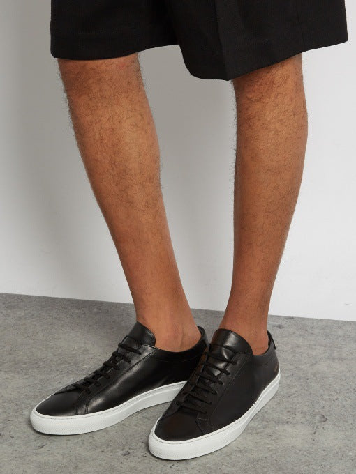 Genuine leather women's sneakers
