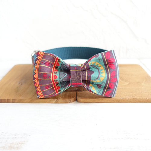 Pet bow tie collar jewelry