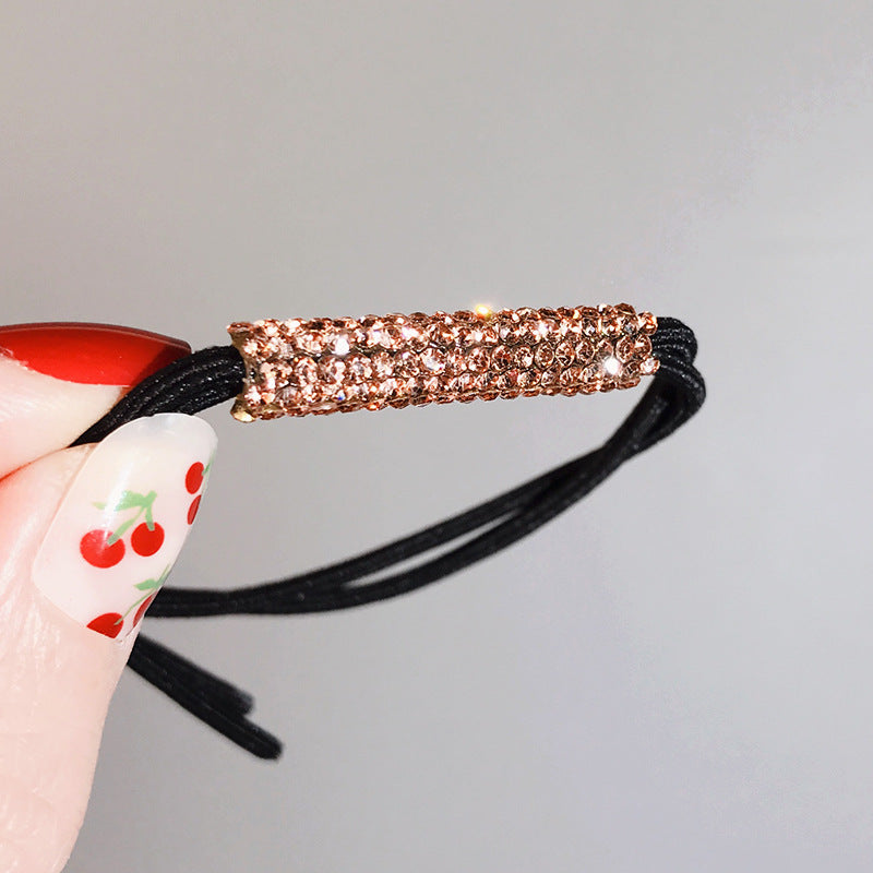 All-match fashion rhinestone hair tie