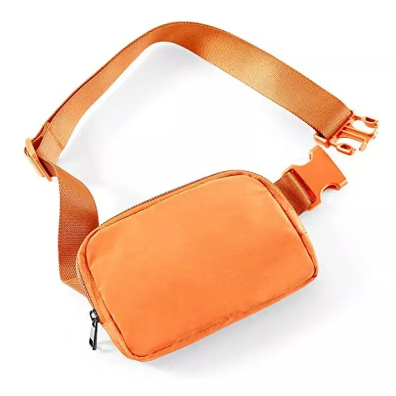 Outdoor Fashionable And Versatile Zipper Sports Waist Bag