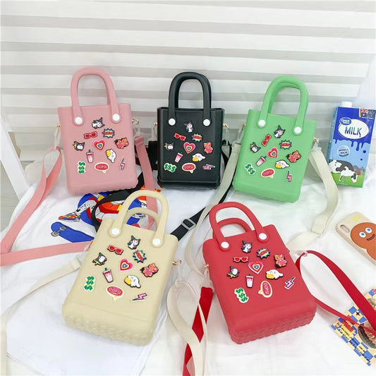 DIY Hole Beach Vacation Bag Women's Simple Handbag