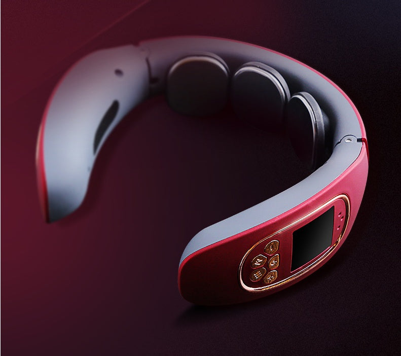 Portable cervical massager for home use
