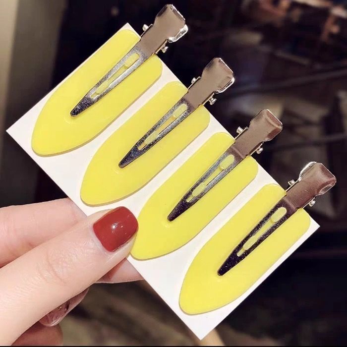 Small Leaf Duckbill Clip DIY Seamless Hair Clip Handmade Material