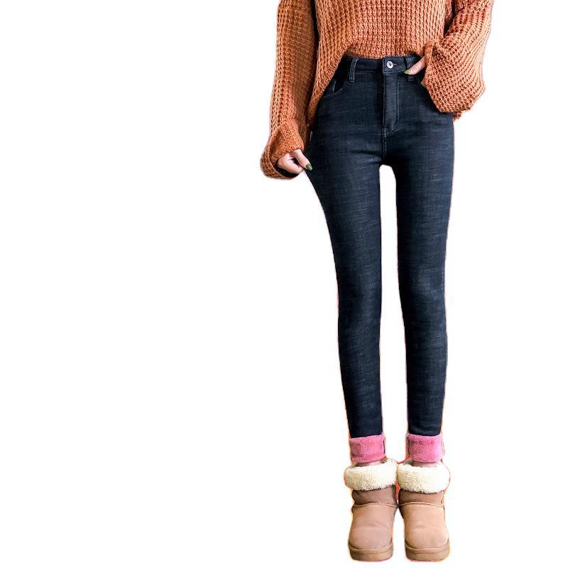 Stretch High Waist Slimming Pants With Small Feet