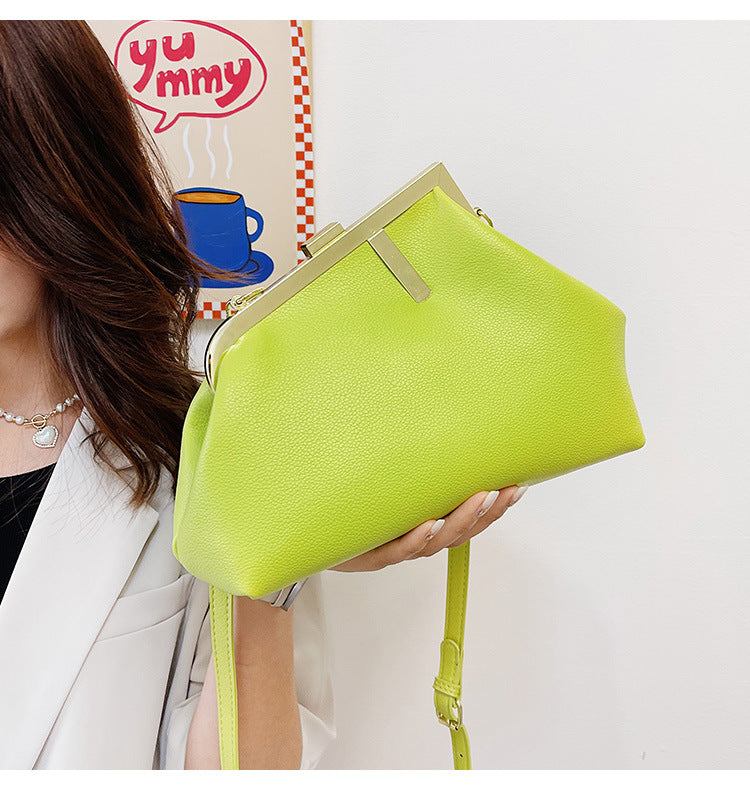 Women's Clip Fashion Bag Trendy Candy Color