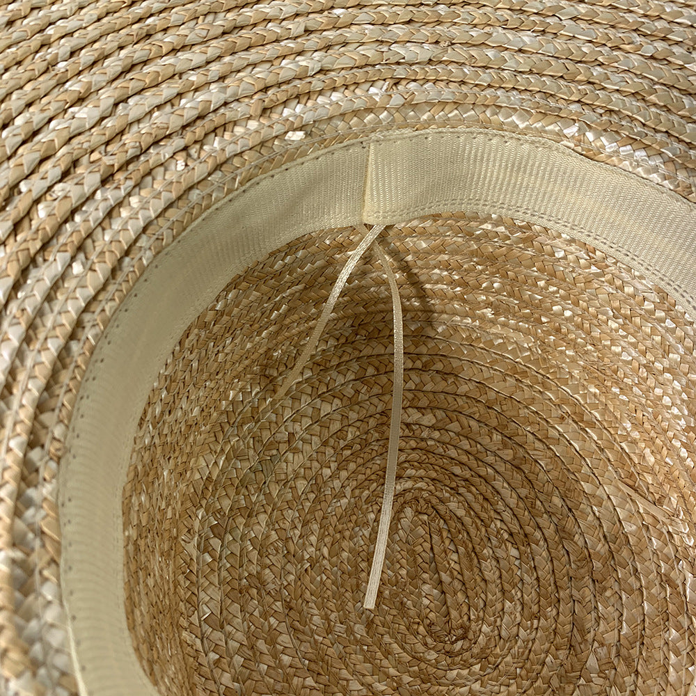Summer Women's Sun Protection Straw Hat With Extra Large Brim
