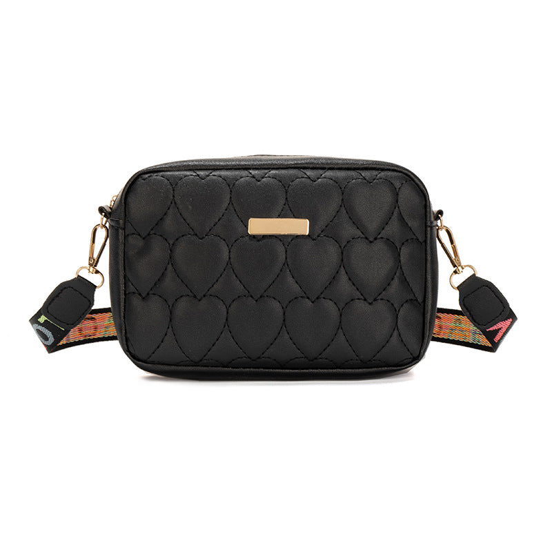 Casual Heart-shaped Embroidered Bag