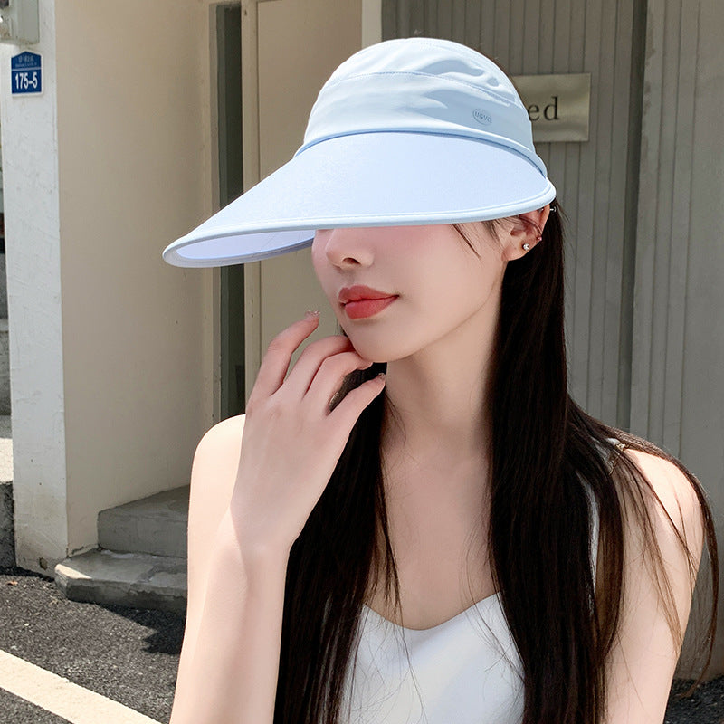 Solid Color Minimalist All-match Sun Hat