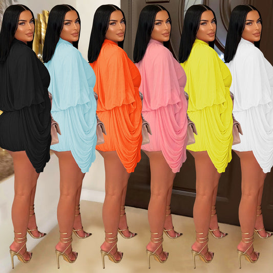 Women's Wear Casual Pleated Jumpsuit