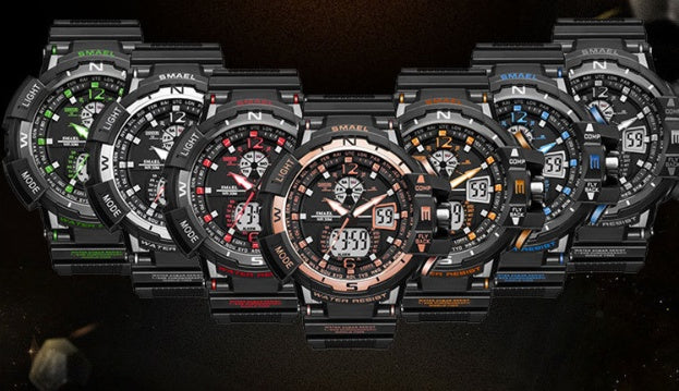Multifunctional luminous waterproof watch
