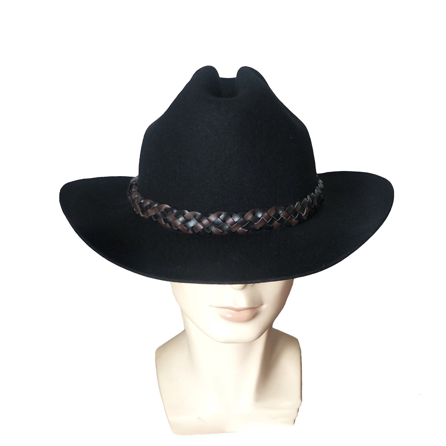 Uld Western Cowboyhat Bælte Tophat Jazz FIlthat
