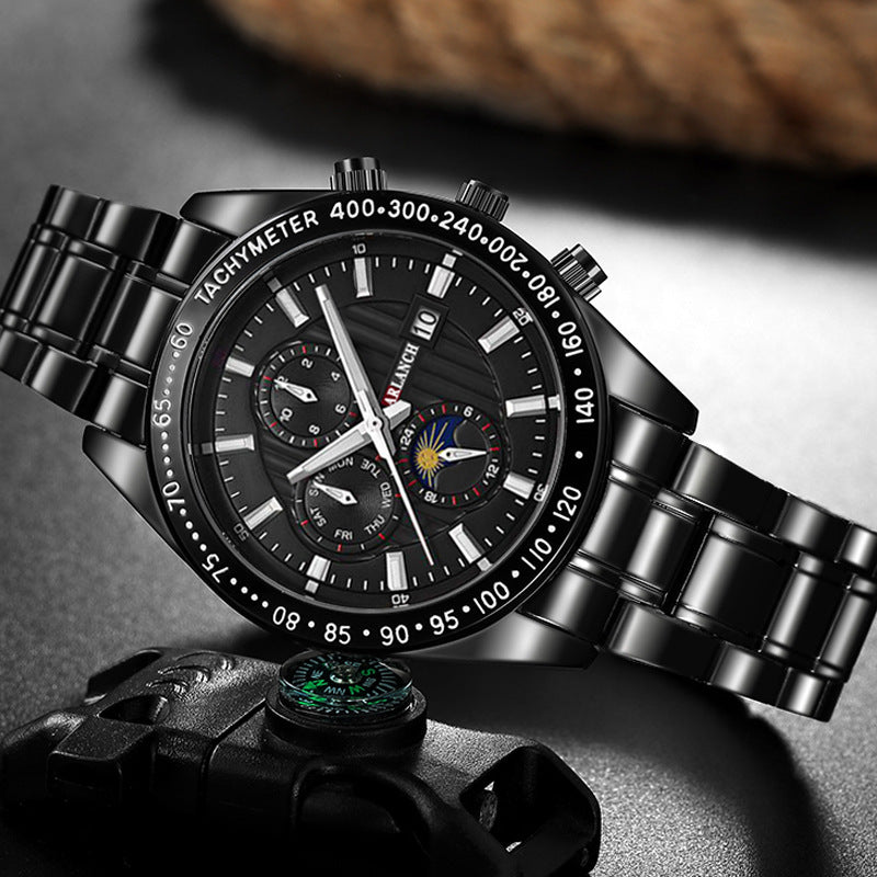 Men's waterproof quartz watch