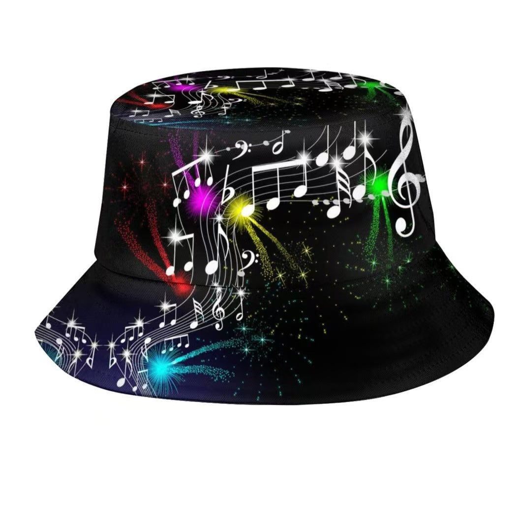 Creative Pattern Series Double-sided Wear Sunshade Breathable Bucket Hat