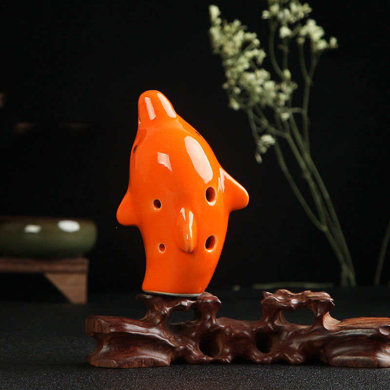 Upright Dolphin Series 6 Hole Ocarina
