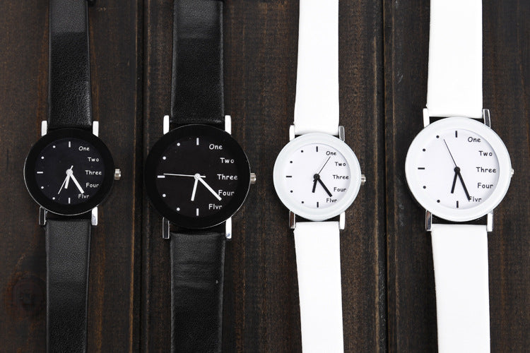 Fashion quartz expression companion watch