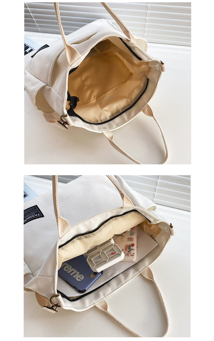 Simple Students Have Thick Single-shoulder Bags