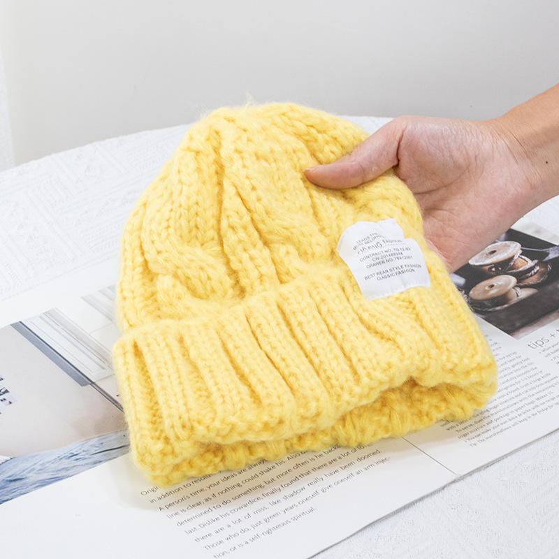 Women's Fashion Casual Solid Color Woolen Hat