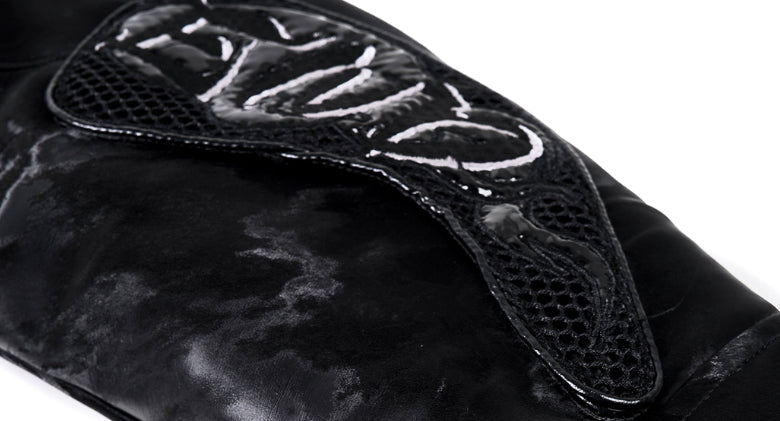 Punk Black Motorcycle Leather Jacket