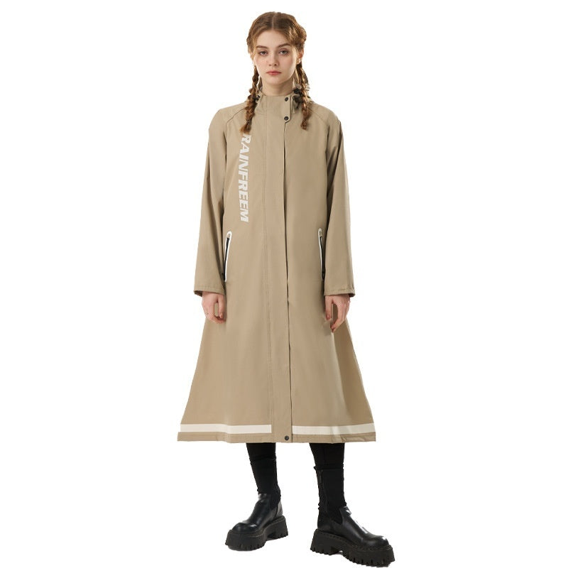 Electric Bike Raincoat Long Full Body Rain-proof One-piece Raincoat Battery Car