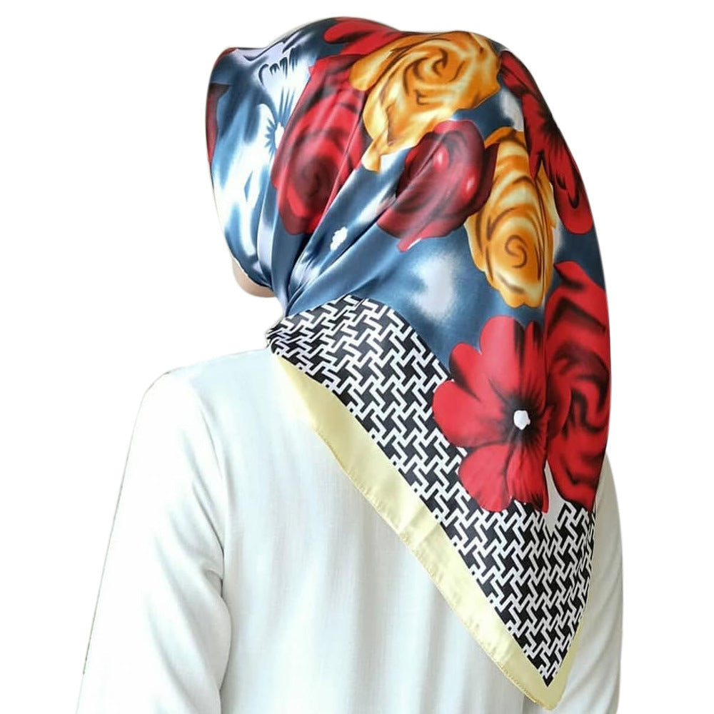 Explosive Leopard Printed Large Square Scarf