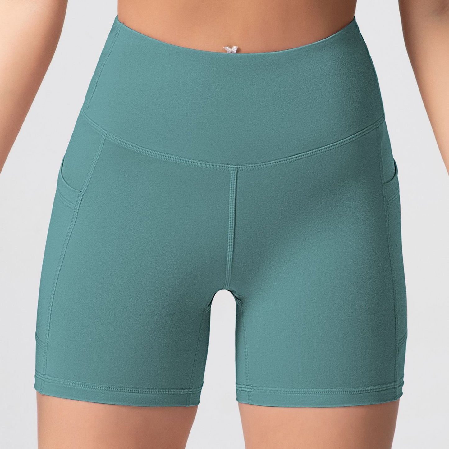 Womens Stylish Sexy High-waisted Cropped Pants That Create A Slimming Look