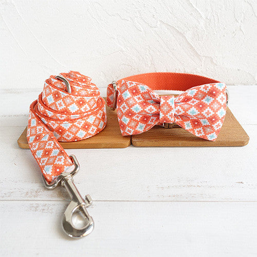 Dog bow tie pulling rope
