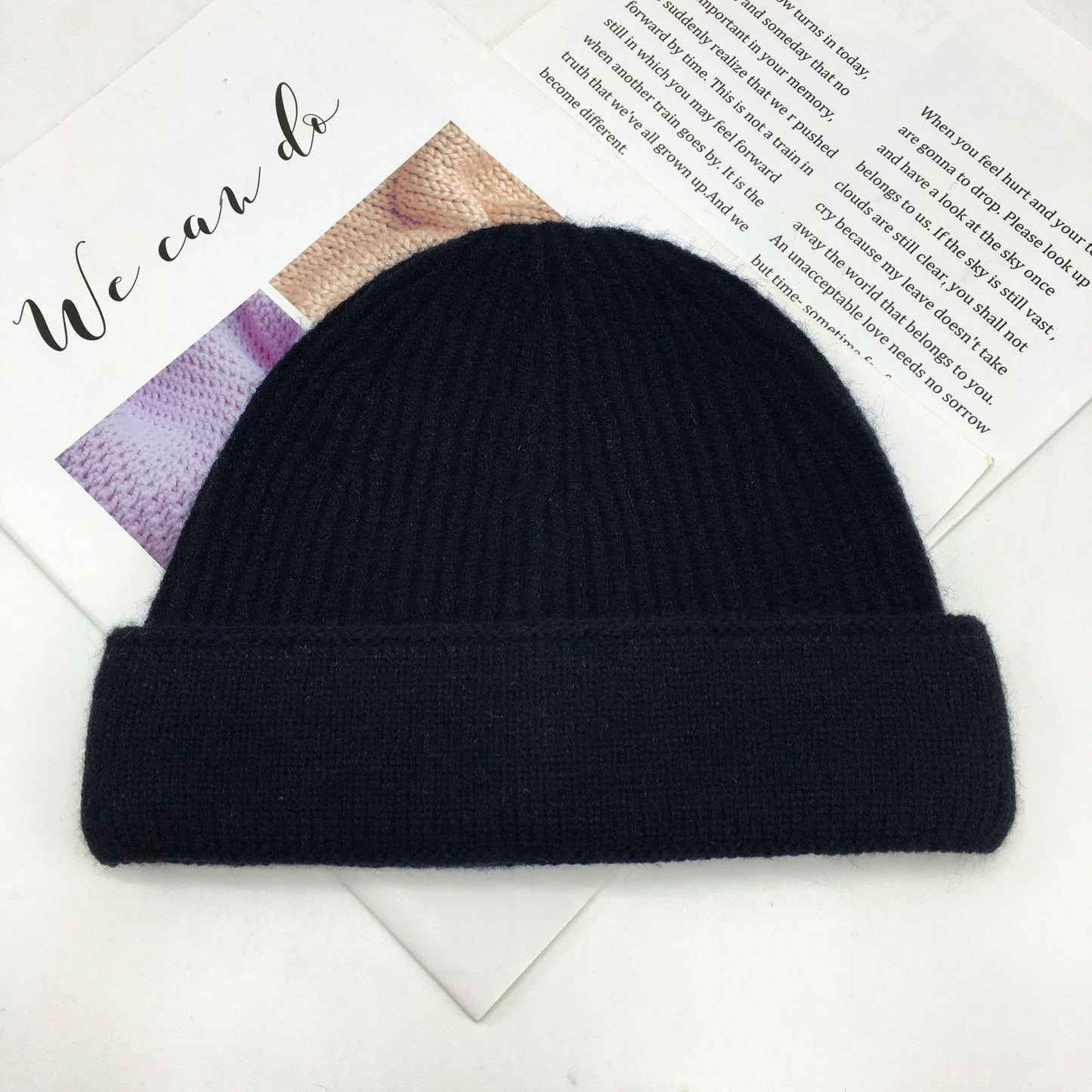 Women's Winter Personalized Big Head Circumference Warm Wool Hat