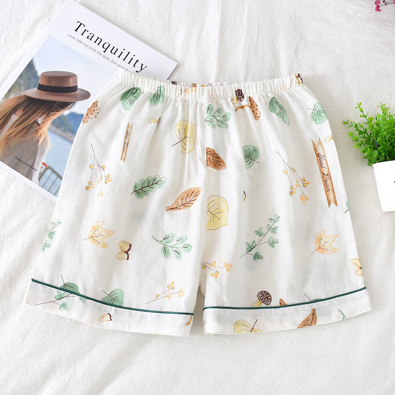 Women's Summer Thin Cropped Loose And Sweet Home Pants
