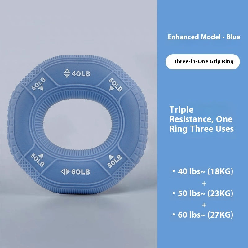 Silicone Grip Ring Decompression Decompression Building Up Arm Muscles Training Five Finger Strength Rehabilitation Grip Strength Exercise Hand Strength Equipment