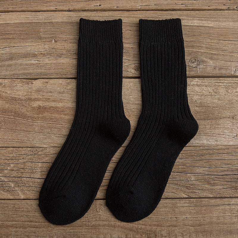 Women's Winter Japanese Solid Color Wool Socks To Keep Warm