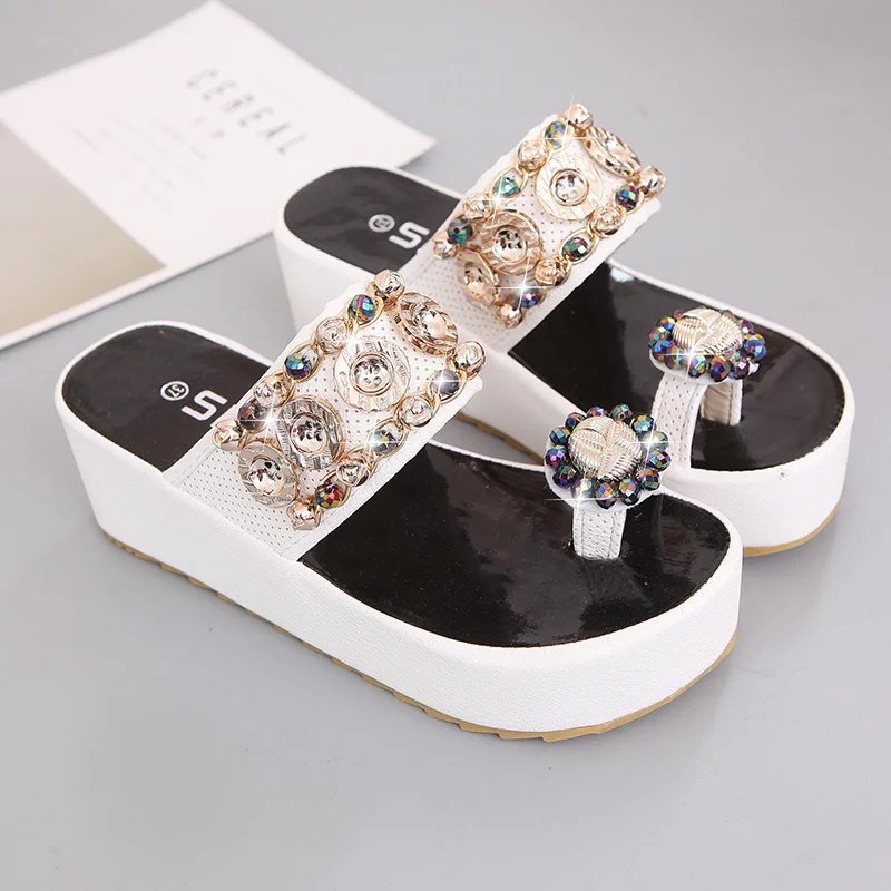 Rhinestone Women's Shoes Platform Sandals Fashion