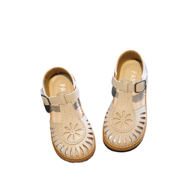 Children's Cutout British Soft Sole Sandals