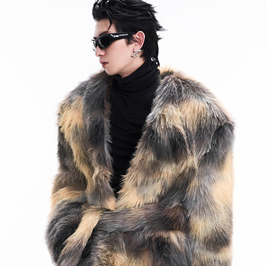 Autumn And Winter Light Luxury Mink-like Chic Overcoat