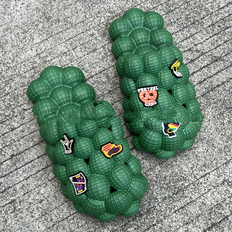 European And American Women Wear Massage Creative Peanut Sandals