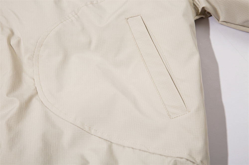Pure Color All-matching Pilot Jacket Casual Sports Jacket