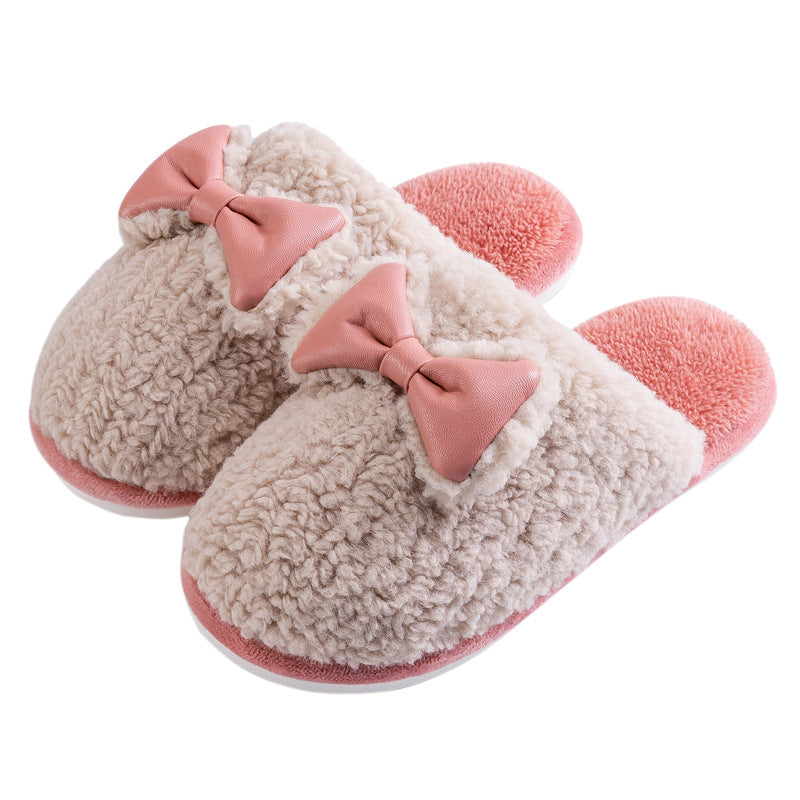 Cotton slippers for indoor moonwood floor