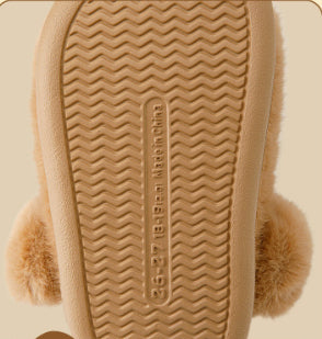 Cartoon Puppy Funny Warm Home Cotton Boots