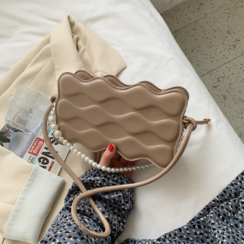 Fashion Simple Pearl One-shoulder Messenger Bag